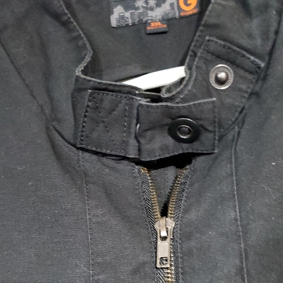 G by Guess Black Utility Vest Durable Sleeveless Design - Picture 6 of 6